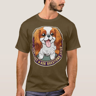 Camiseta Lick First Cavalier King Charles Spaniel Design