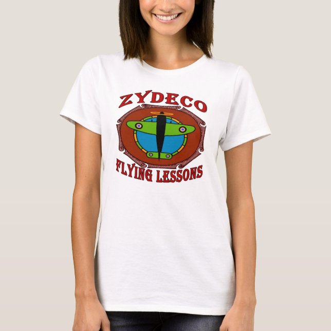 Camiseta Lições voadoras do Zydeco (Frente)