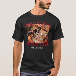 Camiseta Licor Forte Tipo Sanguíneo VOD positivo VODKA 2041