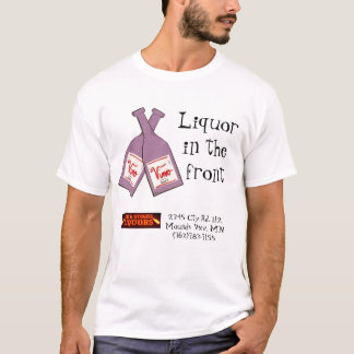 Camiseta Licor… no t-shirt dianteiro