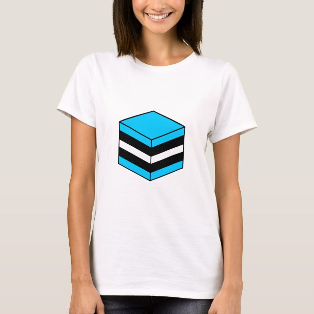 Camiseta Licorice All Sorce - Azul, Branco e Preto (Frente)