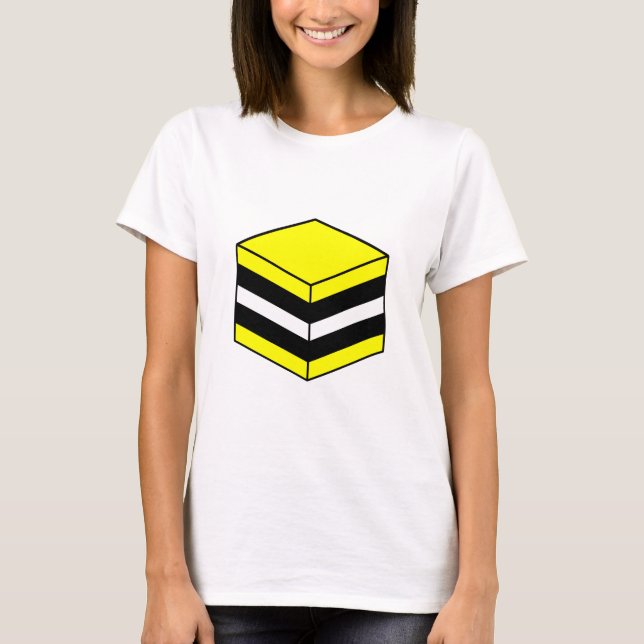 Camiseta Licorice All Sorice - Amarelo, Branco e Preto (Frente)