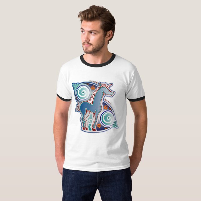 Camiseta Licorne celtique (Frente Completa)