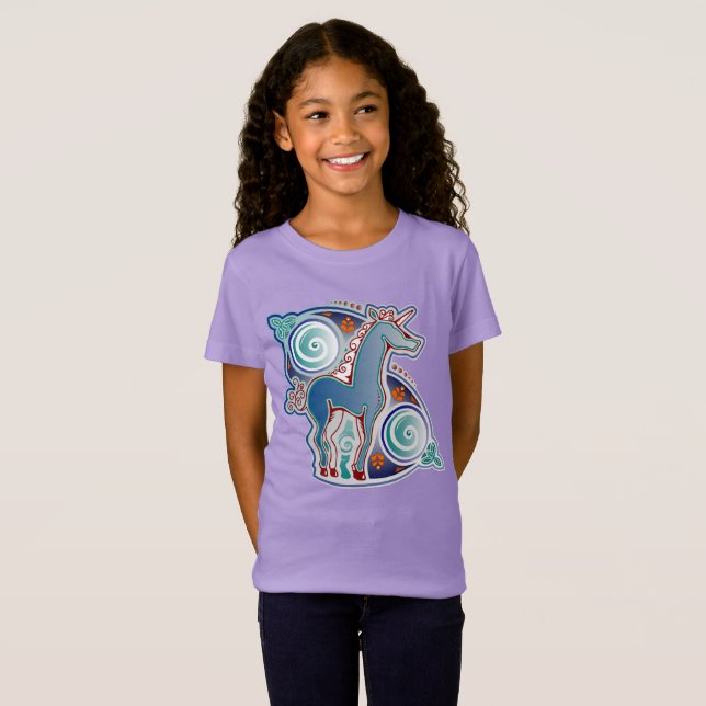 Camiseta Licorne celtique (Frente Completa)