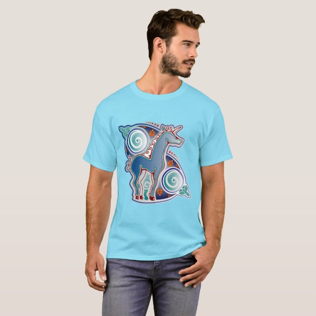 Camiseta Licorne celtique (Frente Completa)