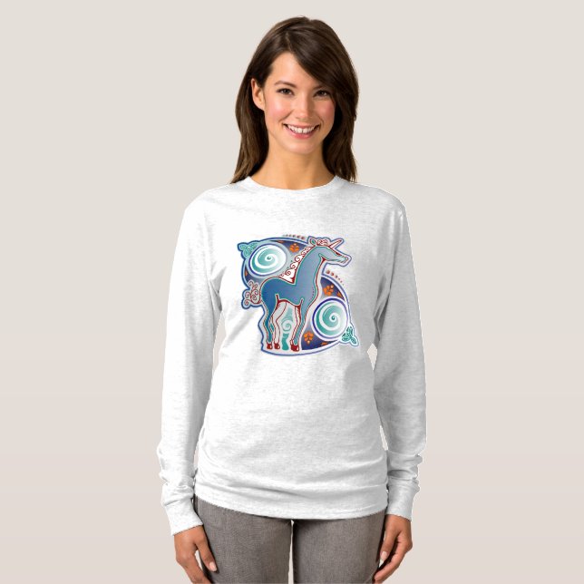 Camiseta Licorne celtique (Frente Completa)