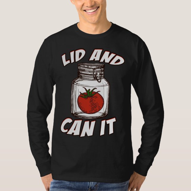 Camiseta Lid And Can It Vinegar Condiment (Frente)