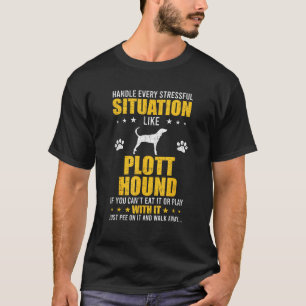 Camiseta Lidar com Situação Estressante Amantes de Cães Plo