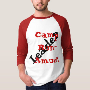 Camiseta Líder Amuck funcionado do Tshirt acampamento Geeky