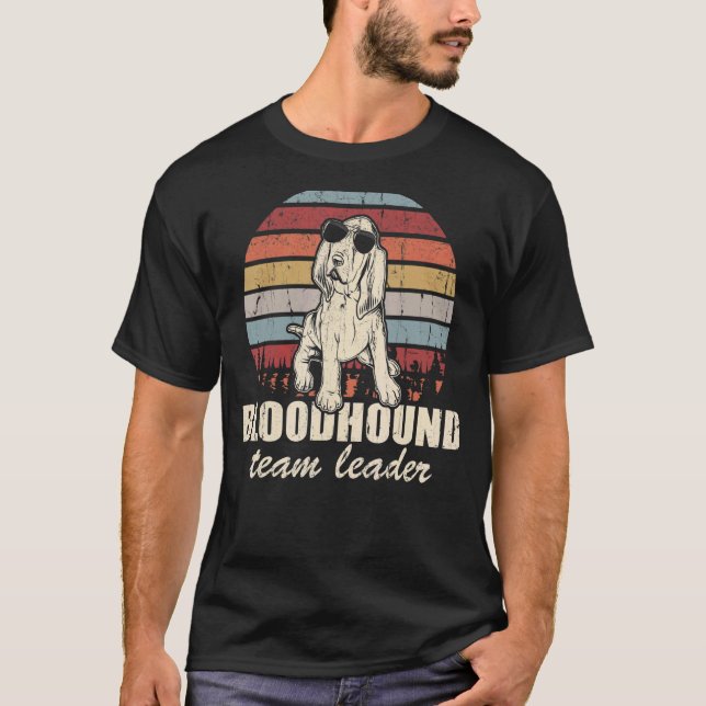 Camiseta Líder da Equipe de Bloodontes Cachorros Legal Vint (Frente)