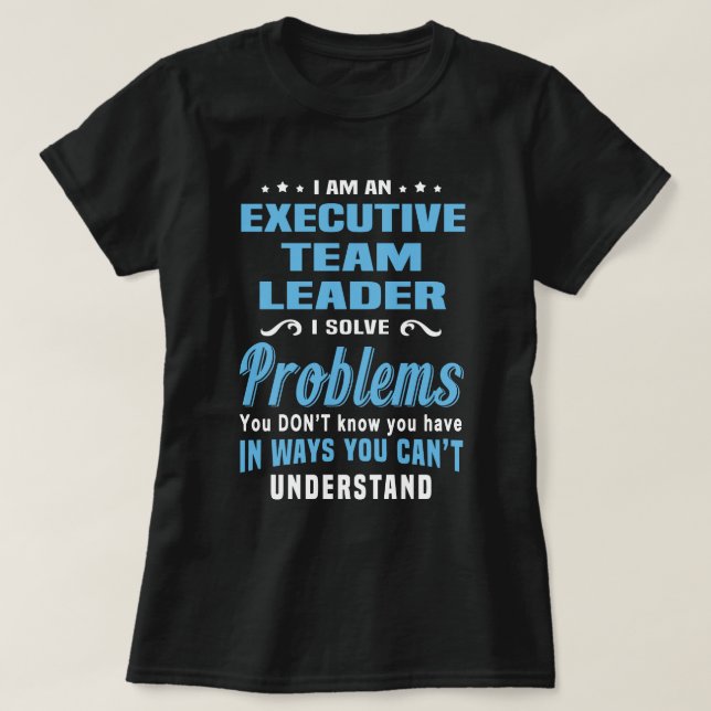 Camiseta Líder da Equipe Executiva (Frente do Design)