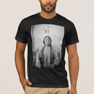 Camiseta Líder da Lakota Sentando o Bull Índio Nativo Ameri