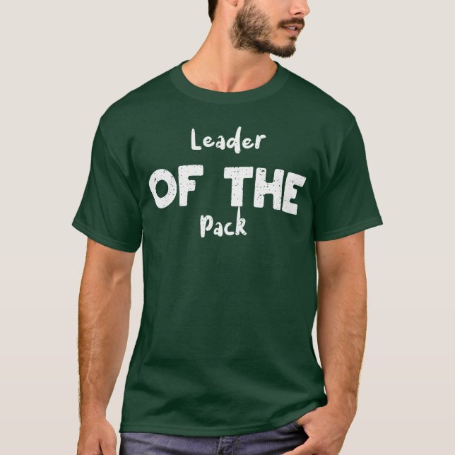 Camiseta Líder da manada de acampamento (Frente)