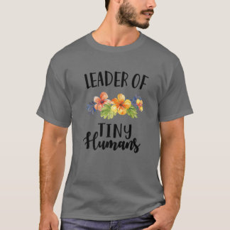 Camiseta Líder Da Professora Apprec Da Escola Floral De Hom