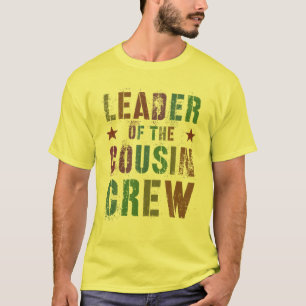 Camiseta LÍDER DA Tia Engraçada da Tripulação do Condado