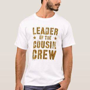Camiseta LÍDER DA TRIPULAÇÃO COUSIN Leopard Imprima Gran En