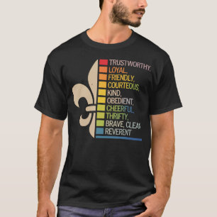 Camiseta Líder de Escoteiros Acampamento Fogueira Tenda de