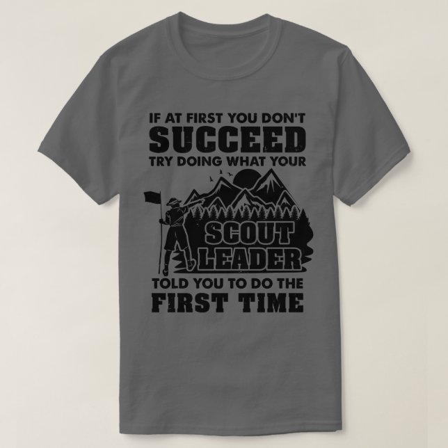 Camiseta Líder de Scout 1 (Frente do Design)