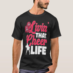 Camiseta Líder de torcida Cheerleading  vivendo aquela vida