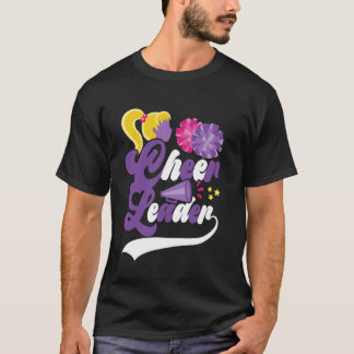 Camiseta Líder de torcida engraçado prática de torcida anim