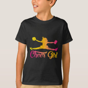 Camiseta Líder de Torcida Gritando Garotas Mulheres Colorid