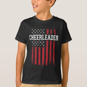 Camiseta Líder de Torcida Orgulhosa Bandeira Americana Usa