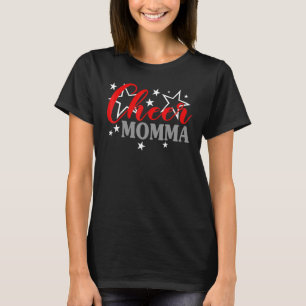 Camiseta Líder de Torcida Orgulhosa Mãe Orgulhosa Torcida E