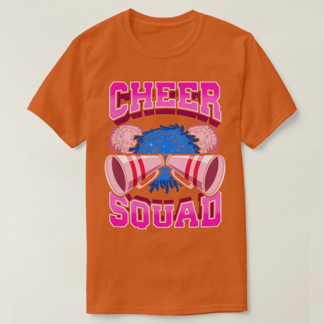 Camiseta Líder do Cheerleader Chead Squad (Frente do Design)