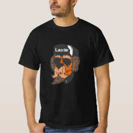 Camiseta Líder engraçado, design negro
