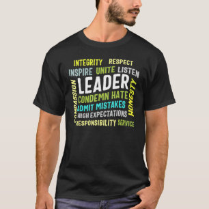 Camiseta Líder Liderante Integridade Une Cottagecore Insp