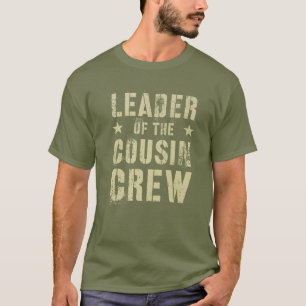 Camiseta LÍDER Vintage DA TRIPULAÇÃO COUSIN Engraçado vovó