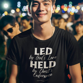 CAMISETA LIDERADO PELO AMOR DE DEUS DETIDO PELA DURAÇÃO DO 