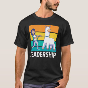 Camiseta Liderança Agrícola de Alpacas e Lhamas