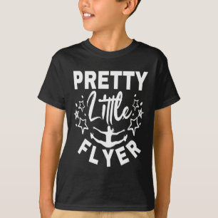 Camiseta Liderança de Torcida Fofo Animador Pequeno Voador 
