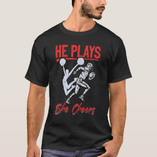 Camiseta Liderança de Torcida Futebol Ele Joga Ela Torce