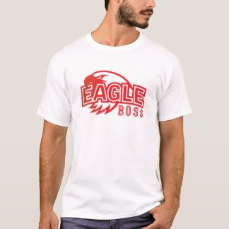 Camiseta Liderança Gráfica "Chefe Águia" Negrito T-Shirt