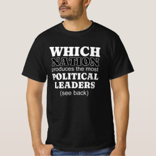 Camiseta liderança política