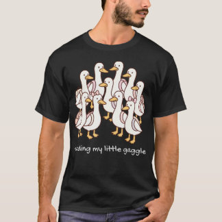 Camiseta Liderando Meu Pequeno Grupo de Gansos Estudantes B