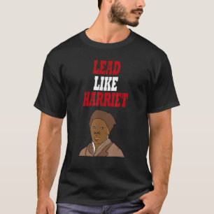 Camiseta Liderar Como Harriet Black Líder Legal História Ne
