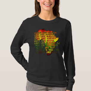 Camiseta Líderes Africanos-excelentes da História Negra Mês