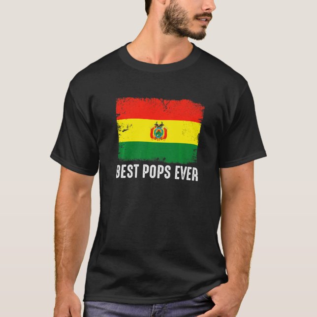 Camiseta Líderes da Bolívia, em apuros, melhores Pop de sem (Frente)