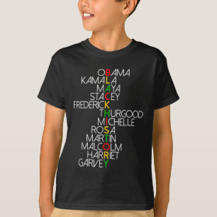 Camiseta Líderes do Mês da História Negra Homens M