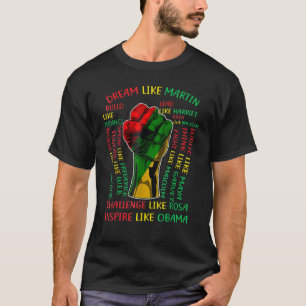 Camiseta Líderes Influentes e Inspiradores da História Negr