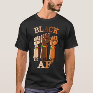 Camiseta Líderes Inspiradores Prendam Historia na Mão Negra