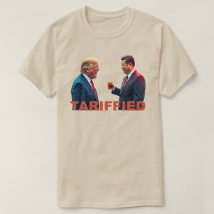 Camiseta Líderes Políticos Tarrificados China - Trump Engra