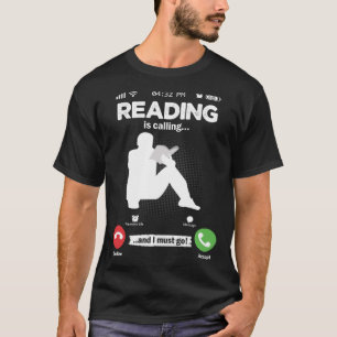 Camiseta Lido: Chamar Eu Preciso Ir para Biblioteca Livros