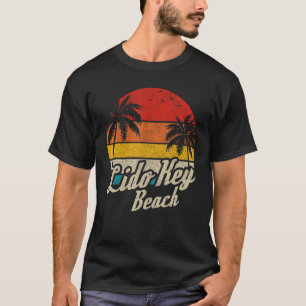 Camiseta Lido Key Beach Flórida FL Vintage Sunset Retro Vac