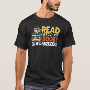 Camiseta Lido porque os livros são bibliop de livros de Com