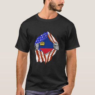 Camiseta Liechtenstein EUA América Peito Liechtensteiner Fl
