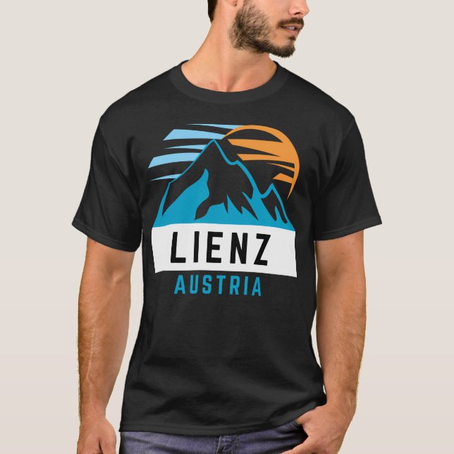 Camiseta Lienz - Áustria - Esqui E Snowboard Snowb (Frente)